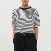 ST. AGNI Copain Knit Tee - Brenton Stripe | Knitwear